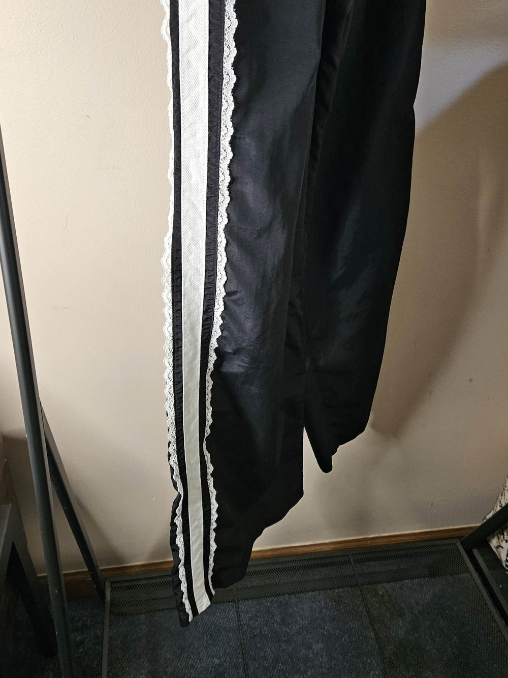 No Boundaries Track Pants With Lacey Side Stripe - Picture 2 of 4